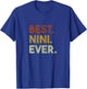 Best Nini Ever Gifts for Grandma Mothers Day T-Shirt - T-Shirt | Royal