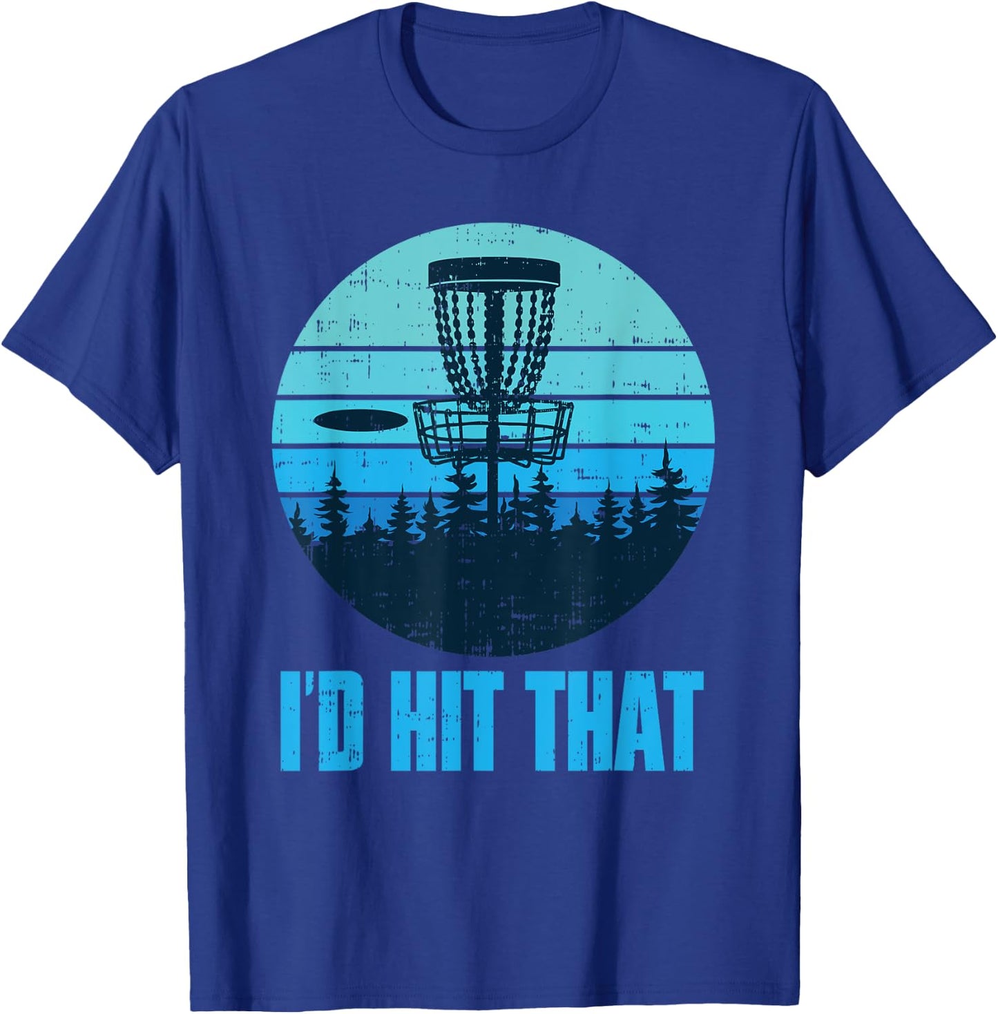 Funny Disc Golf Gifts - Frisbee Golf Disc Golf Course Discs T-Shirt - T-Shirt | Royal