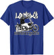 Chicano Biker. Latino Cholo Motorcycles, Vicla Lowrider T-Shirt - T-Shirt | Royal