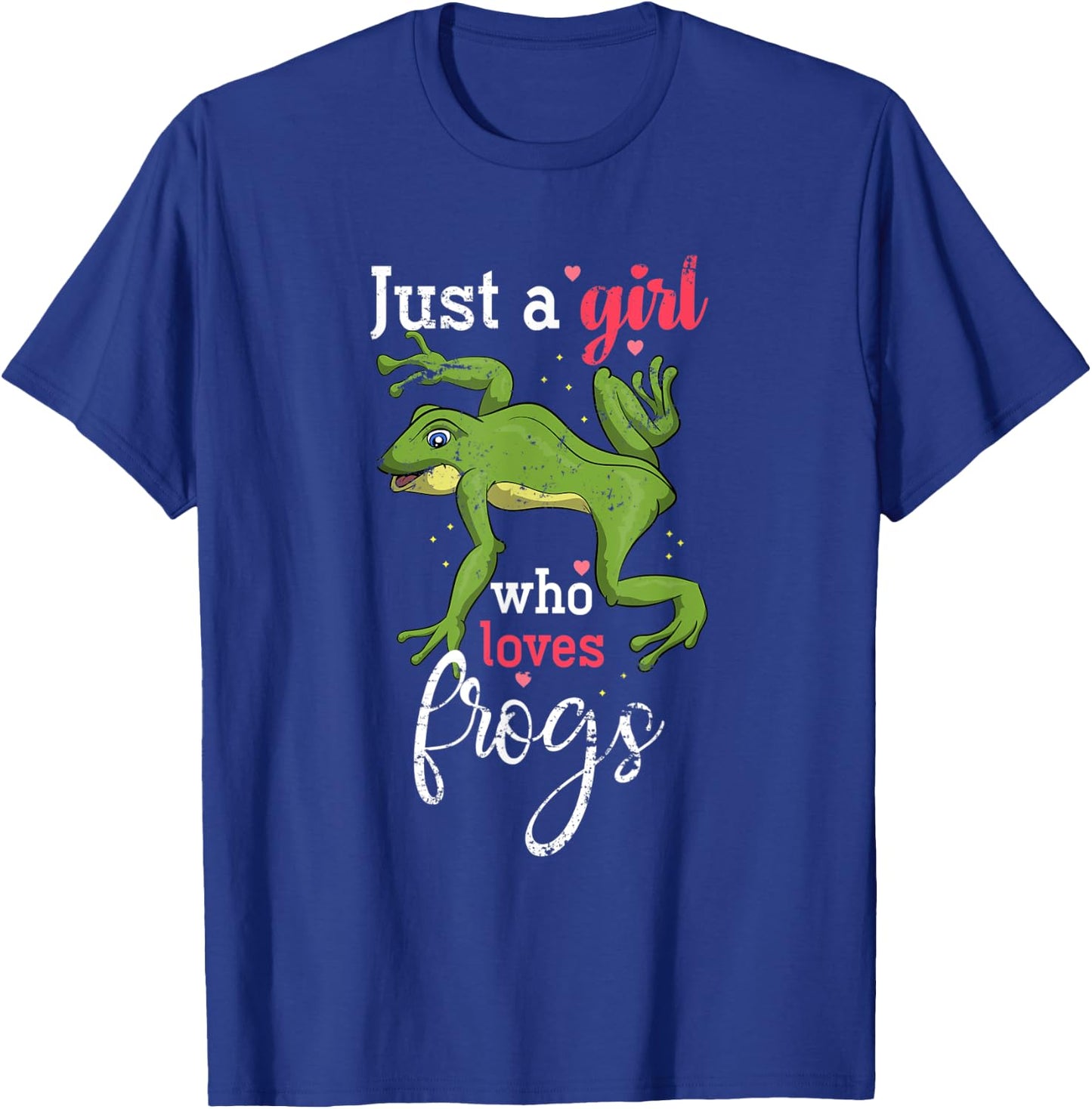 Rainforest Amphibian Animal Lover Girls Women Gift Frog T-Shirt - T-Shirt | Royal