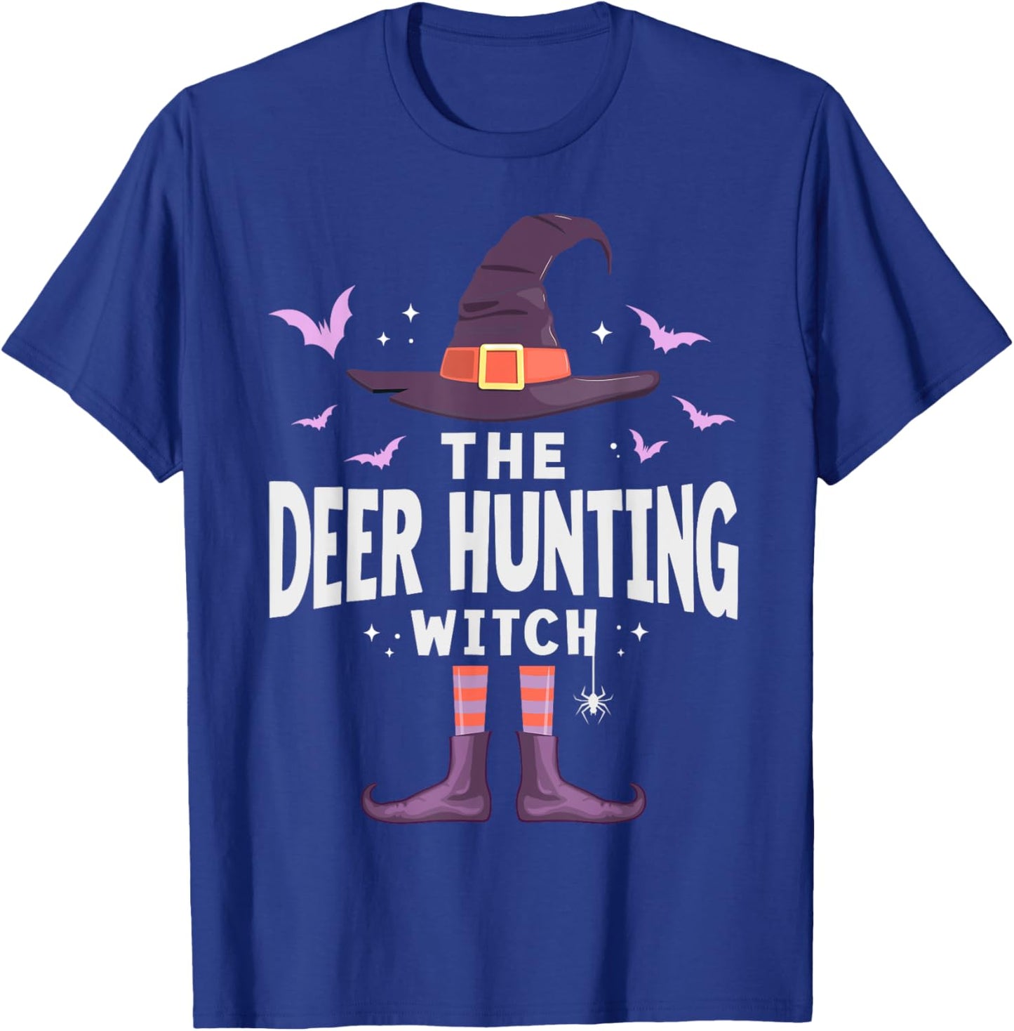 Deer Hunting Halloween Witch Matching Costume T-Shirt - T-Shirt | Royal