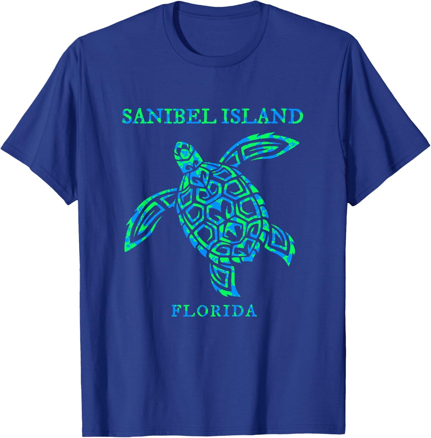 Sanibel Island Florida Sea Turtle Souvenir Boys Girls T-Shirt - T-Shirt | Royal