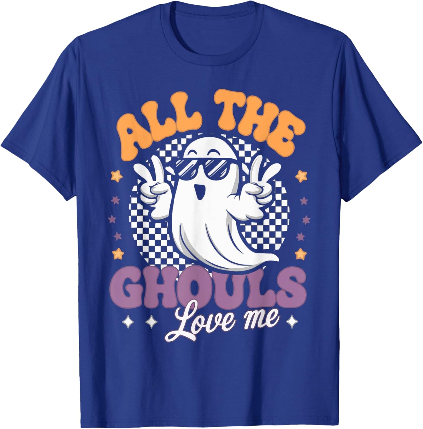 Halloween Ghoul Lover Spooky Ghost Scary Trick Or Treat T-Shirt - T-Shirt | Royal