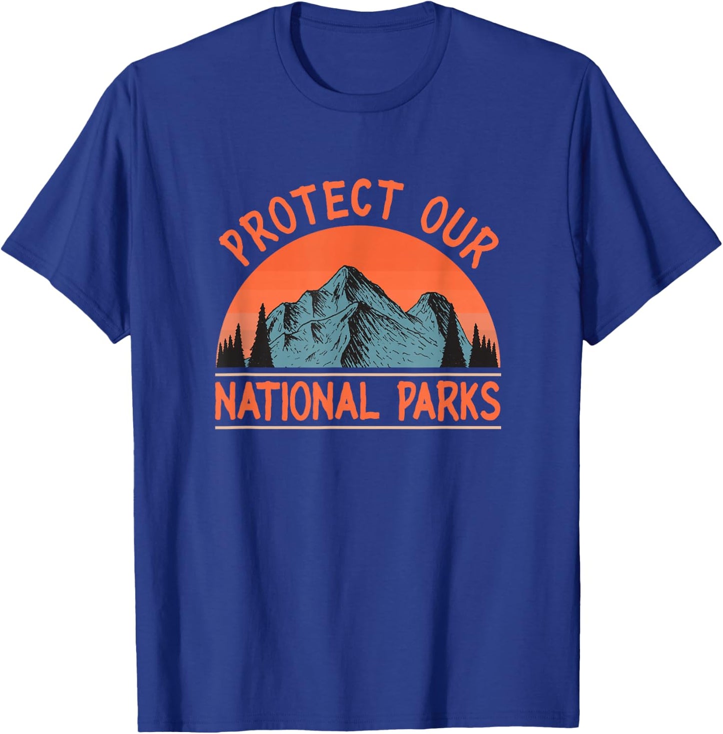 Protect Our National Parks, US Alt Resist T-Shirt - T-Shirt | Royal
