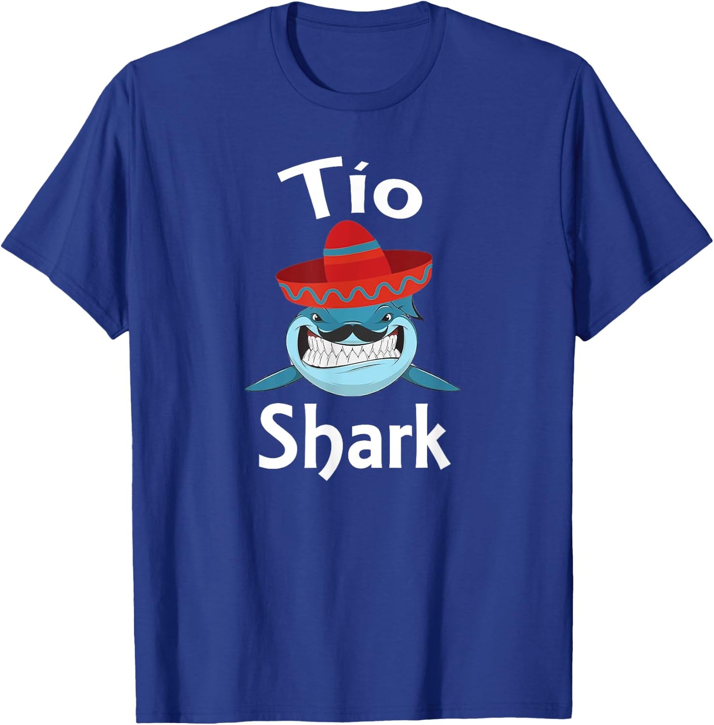 Funny Spanish Tio Shark Gifts For Uncle T-Shirt - T-Shirt | Royal