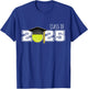 Class of 2025 Tennis Senior Gifts | Senior 2025 Tennis T-Shirt - T-Shirt | Royal