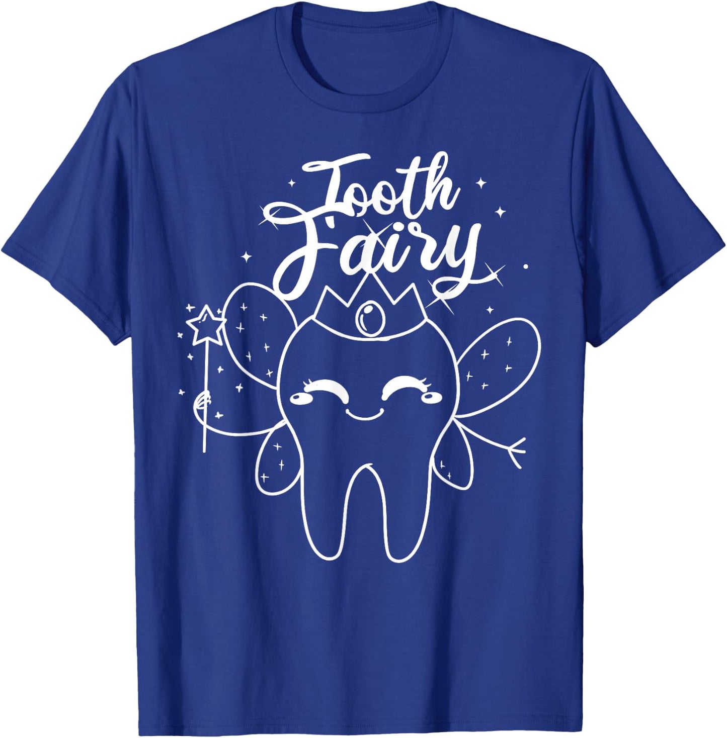 Tooth Fairy Dental Teeth Letter T-Shirt - T-Shirt | Royal