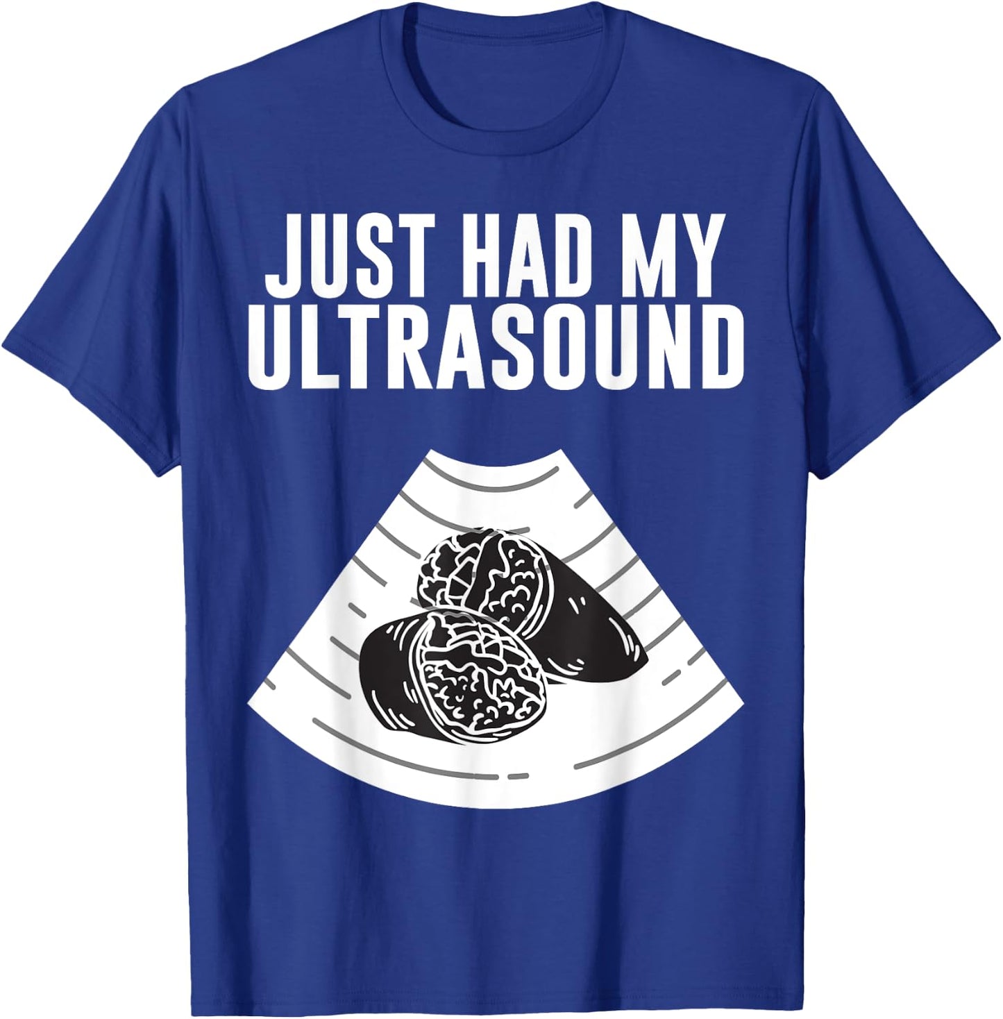 Fat Belly Costume Mexican Food Burrito Had My Ultrasound T-Shirt - T-Shirt | Royal