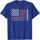Golf American Flag Golf Player Lover Golfing Golfer T-Shirt - T-Shirt | Royal
