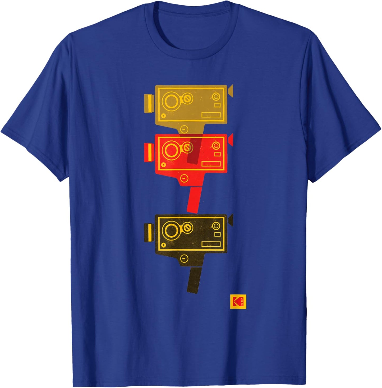 Kodak M7 Movie Camera Art T-Shirt - T-Shirt | Royal