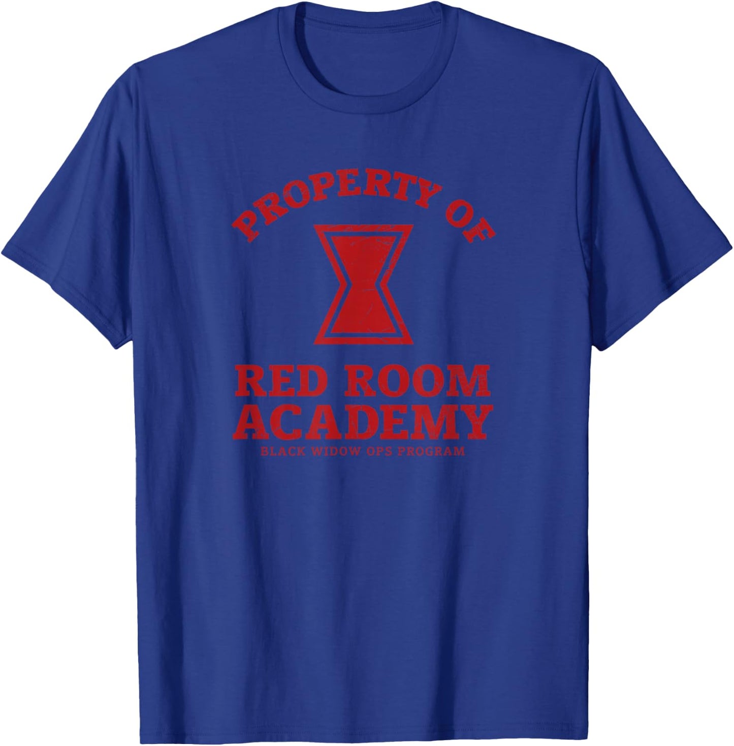 Marvel Black Widow Property of Red Room Academy T-Shirt - T-Shirt | Royal