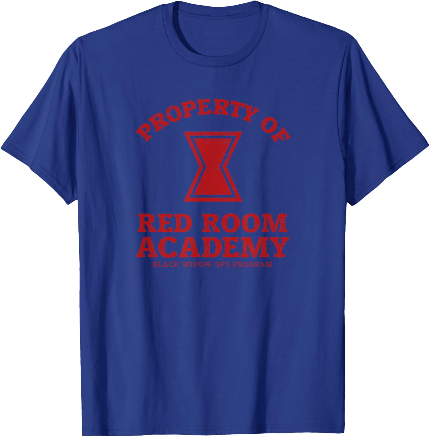 Marvel Black Widow Property of Red Room Academy T-Shirt - T-Shirt | Royal