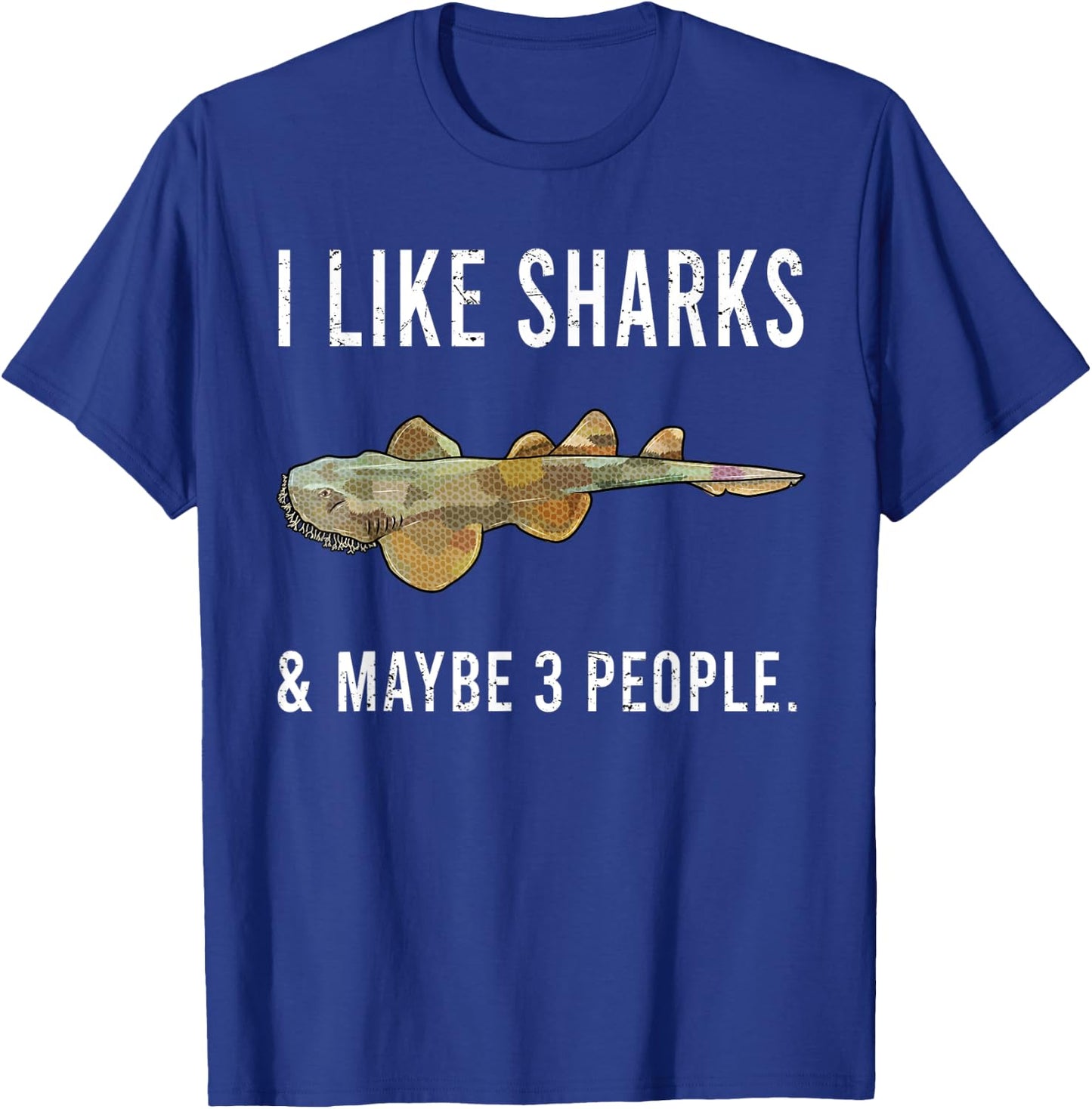 Funny I Like Tasselled Wobbegong And Maybe 3 People T-Shirt - T-Shirt | Royal