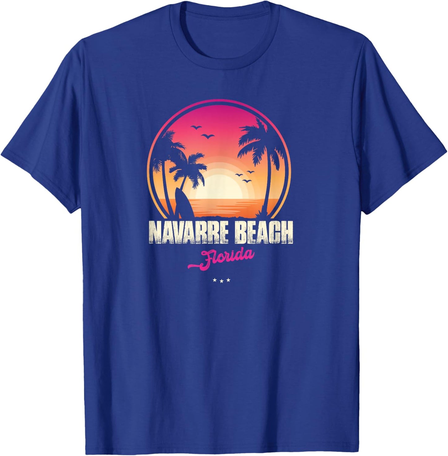 Navarre Beach Souvenir - Florida Reminder T-Shirt - T-Shirt | Royal