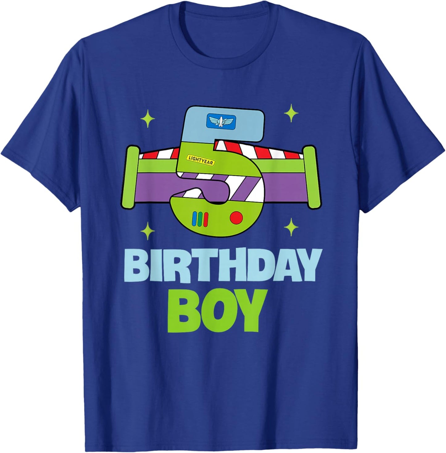 5th Birthday Boy Toy Lover Funny 5 Year Old Story Bday Party T-Shirt - T-Shirt | Royal