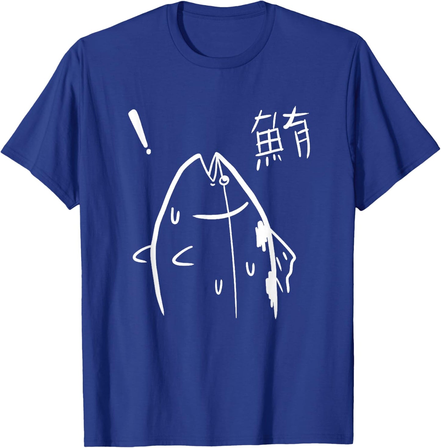 Harajuku Fish Manga Fish Graphic Design T-Shirt - T-Shirt | Royal