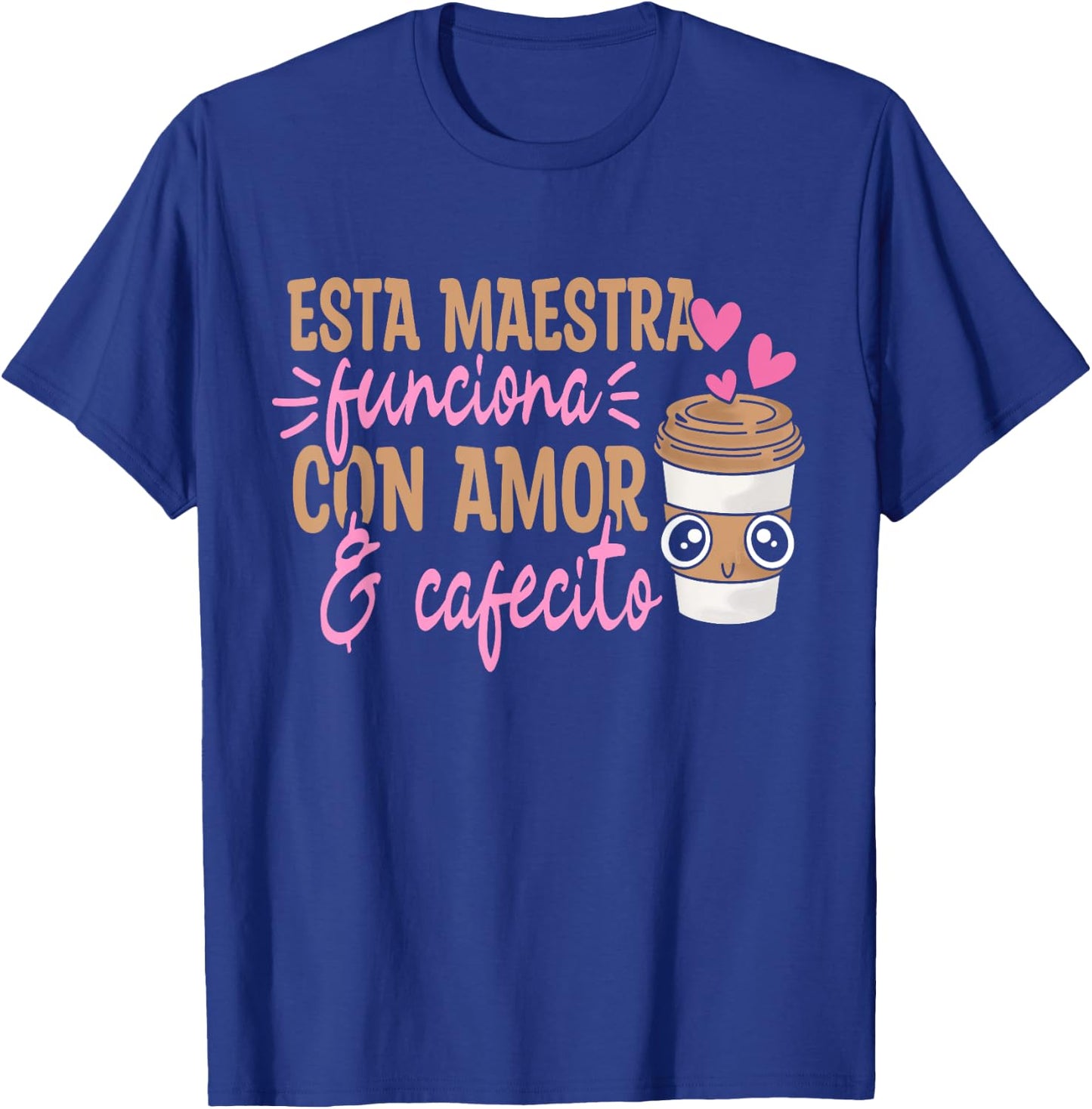 Maestras Espanol Spanish Teacher Hispanic Teacher Bilingue T-Shirt - T-Shirt | Royal