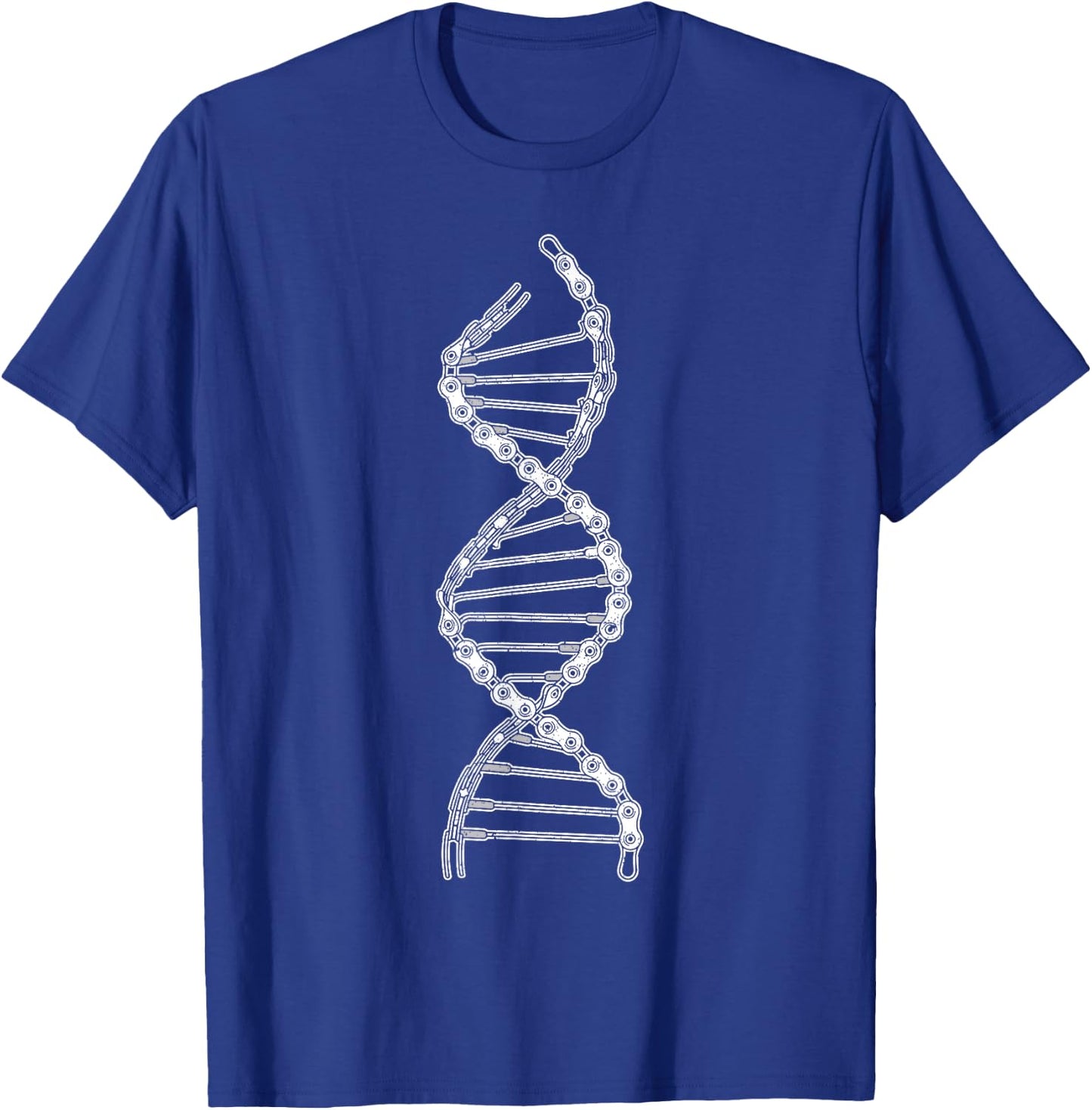 Cycling DNA Bicycle Chain Funny Mountain Bike Lovers Biker , Small, Black T-Shirt - T-Shirt | Royal