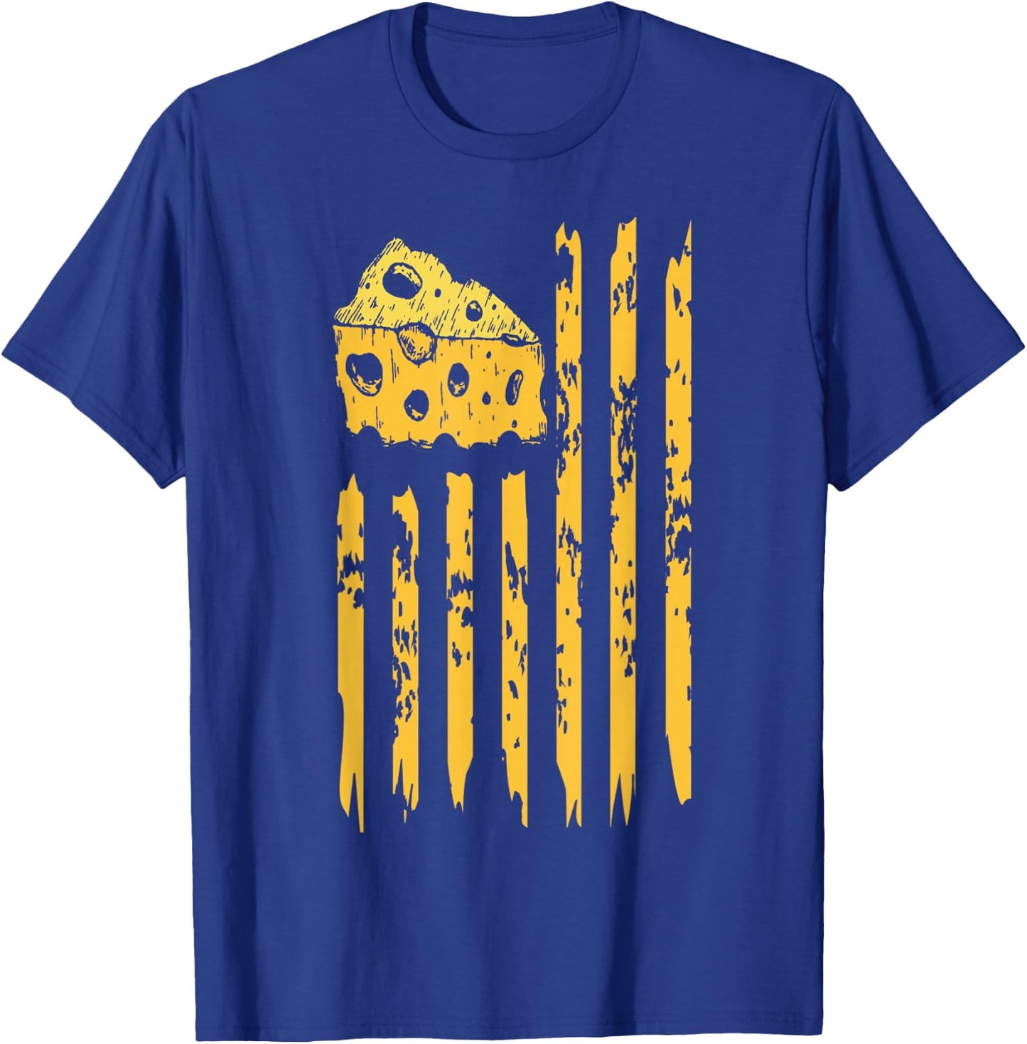 Green Bay Cheese Flag Vintage Style Dry Power Flag T-Shirt - T-Shirt | Royal