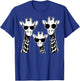 Giraffes family with sunglasses - Giraffe T-Shirt - T-Shirt | Royal