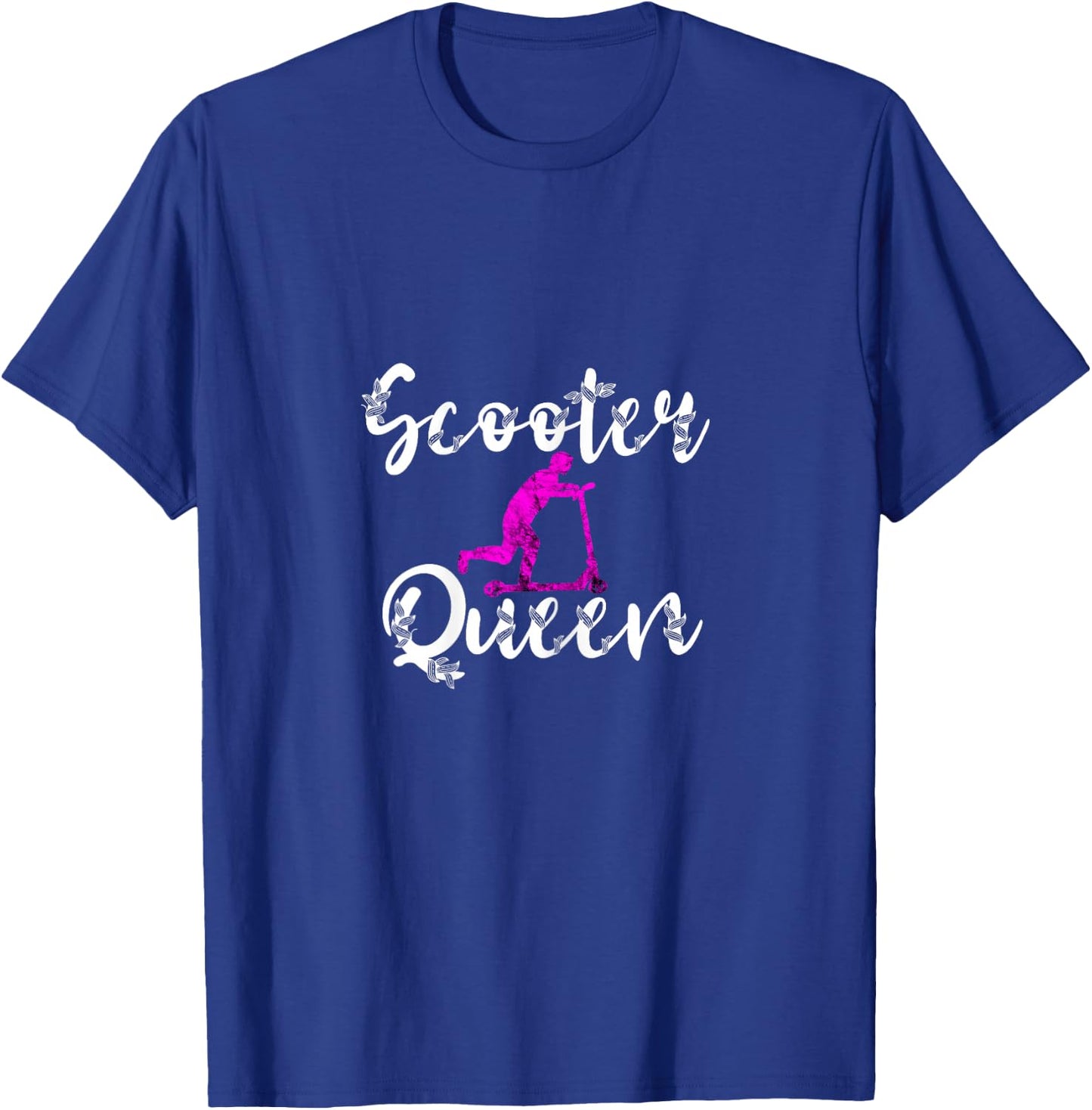 Scooter Queen Electric Scooter Queen Scooter Driver T-Shirt - T-Shirt | Royal