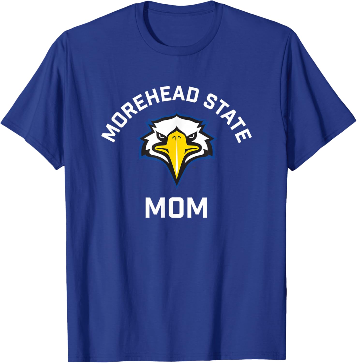 Morehead State University Eagles Arched Mom T-Shirt - T-Shirt | Royal