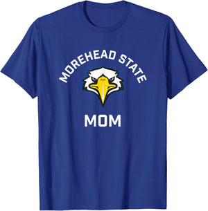 Morehead State University Eagles Arched Mom T-Shirt - T-Shirt | Royal