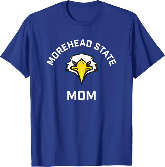 Morehead State University Eagles Arched Mom T-Shirt - T-Shirt | Royal