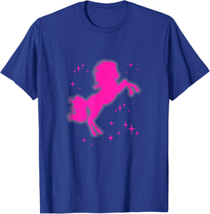 Pony and Heels Lover Pink Girls Clubs Disco Birthday Cowgirl T-Shirt - T-Shirt | Royal