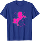 Pony and Heels Lover Pink Girls Clubs Disco Birthday Cowgirl T-Shirt - T-Shirt | Royal