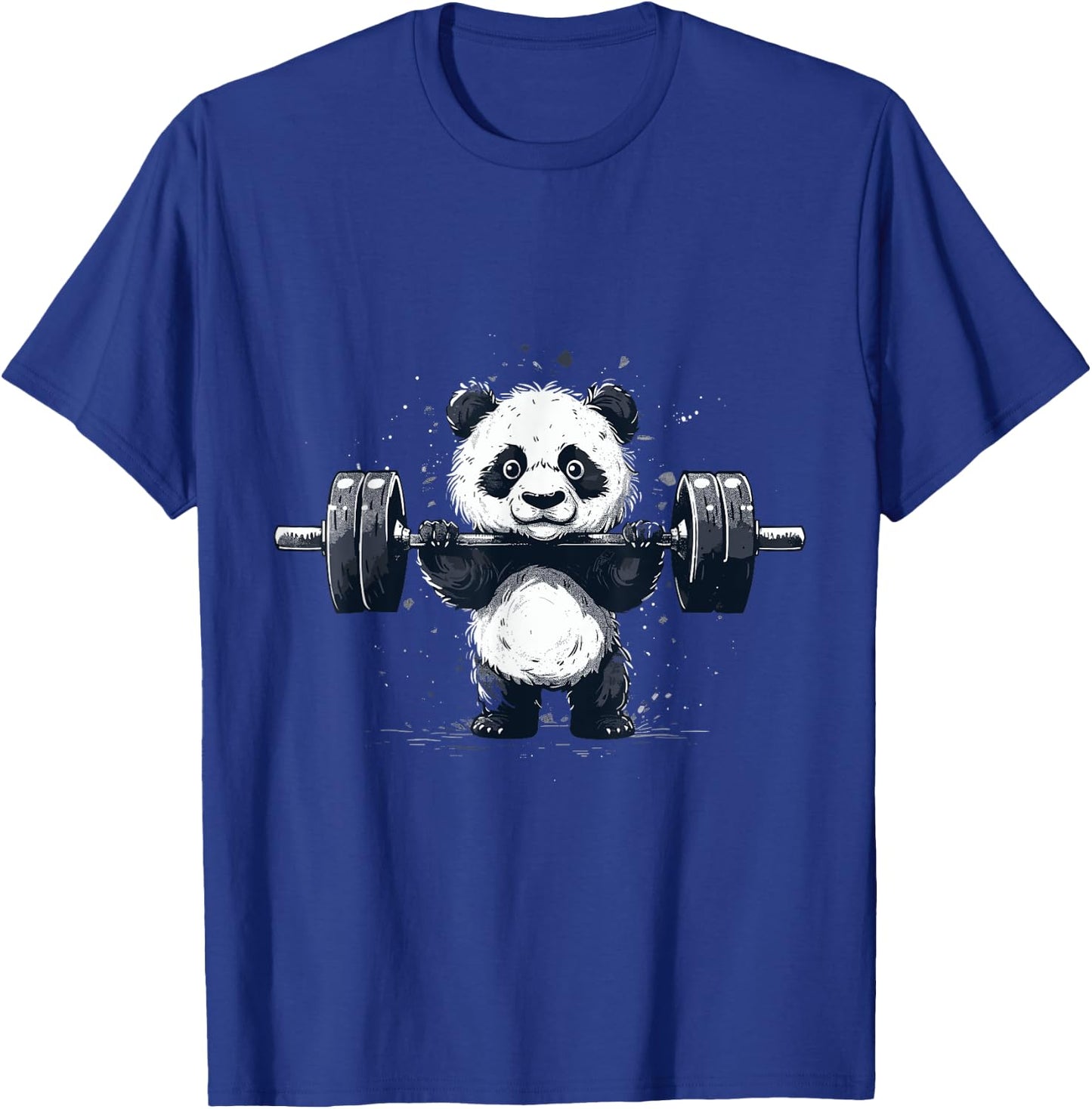Panda Bear Gym Workout Training Weightlifting T-Shirt - T-Shirt | Royal