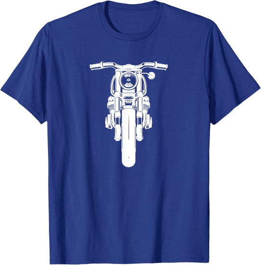Retro Vintage Motorcycle I love my Motorbik T-Shirt - T-Shirt | Royal