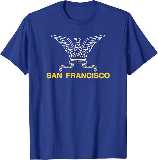 San Francisco Sf Eagle Flag Bay Area Norcal California T-Shirt - T-Shirt | Royal