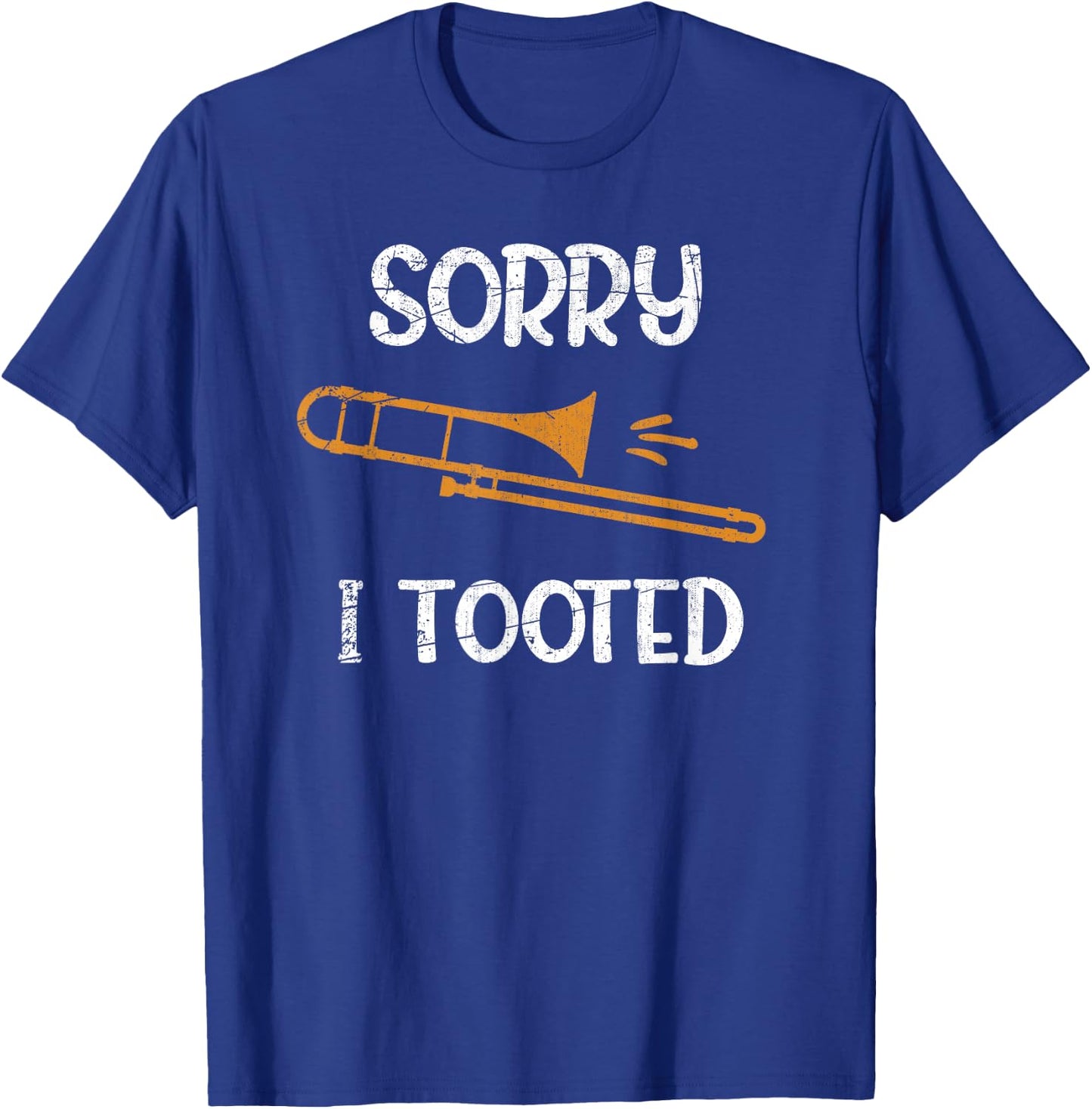Trombone Player Marching Band Music Gift Trombone T-Shirt - T-Shirt | Royal
