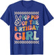 Pop Pop Of The Birthday Girl Groovy Themed Family Matching T-Shirt - T-Shirt | Royal