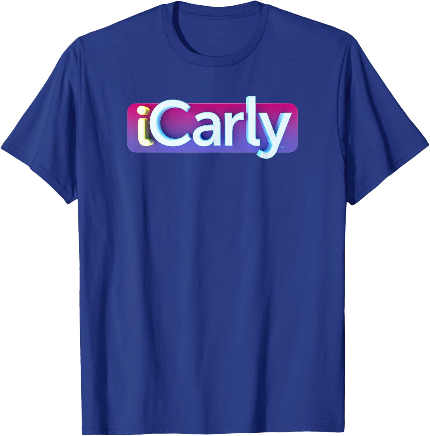 iCarly Simple Title Logo T-Shirt - T-Shirt | Royal