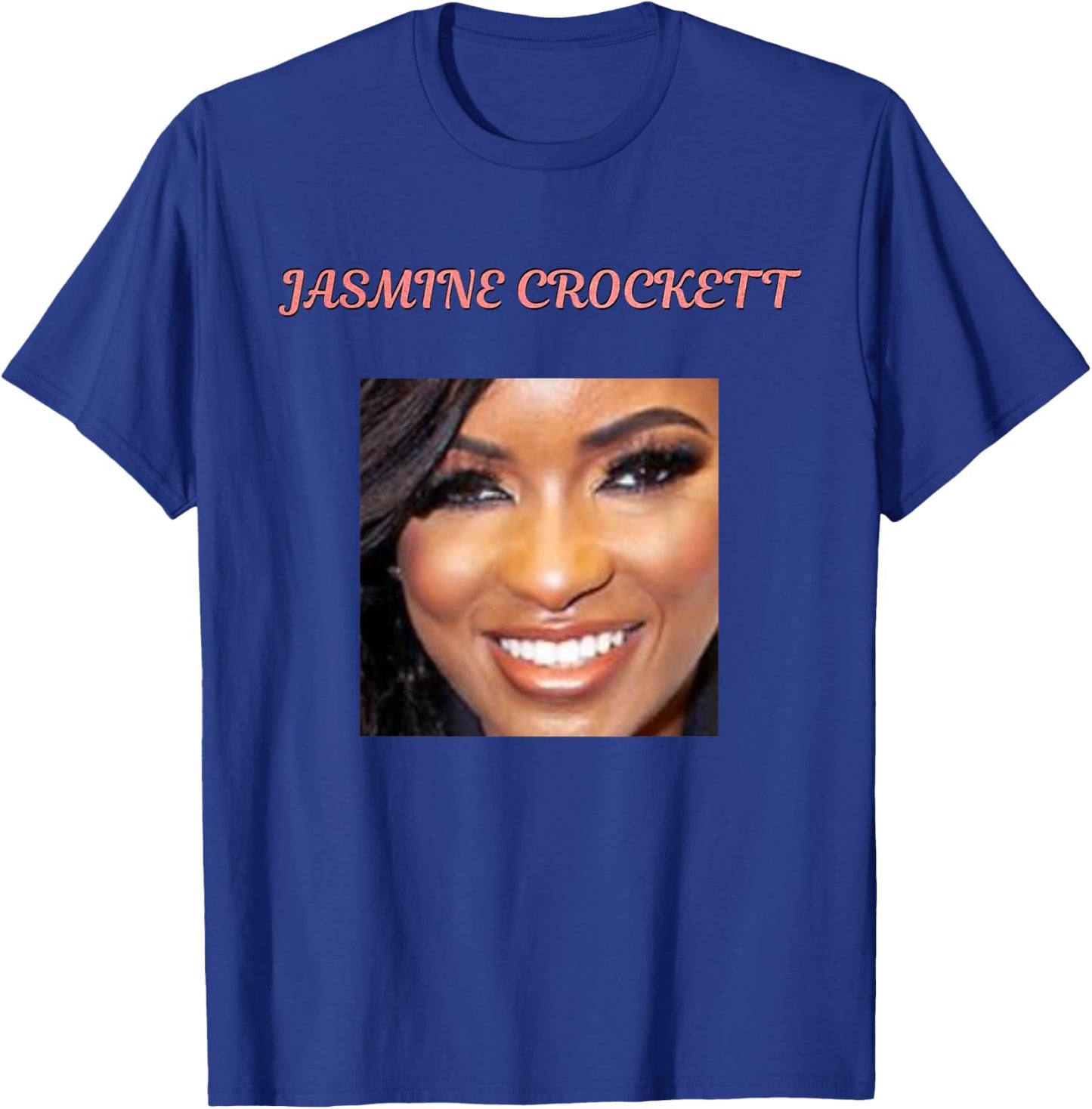 Face of Jasmine Crockett T-Shirt - T-Shirt | Royal