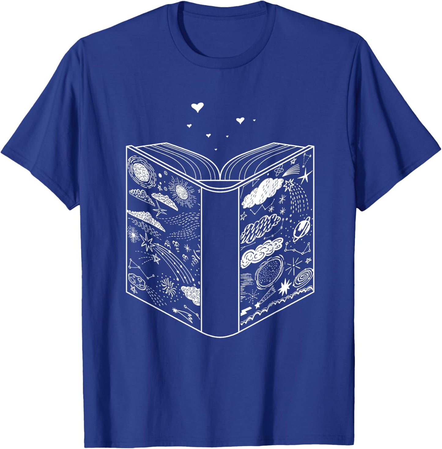Book Lover Reader Bookworm Reading T-Shirt - T-Shirt | Royal