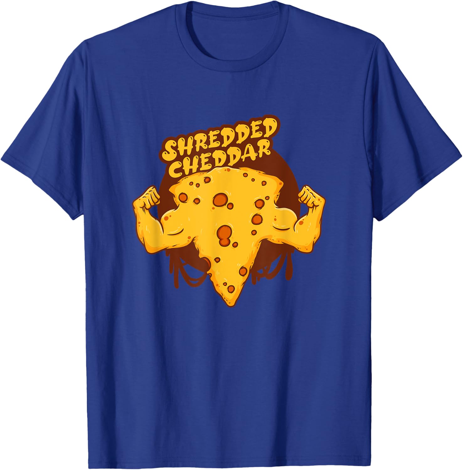 Shredded Cheddar Cheese Funny Cheese For Cheese Lovers T-Shirt - T-Shirt | Royal