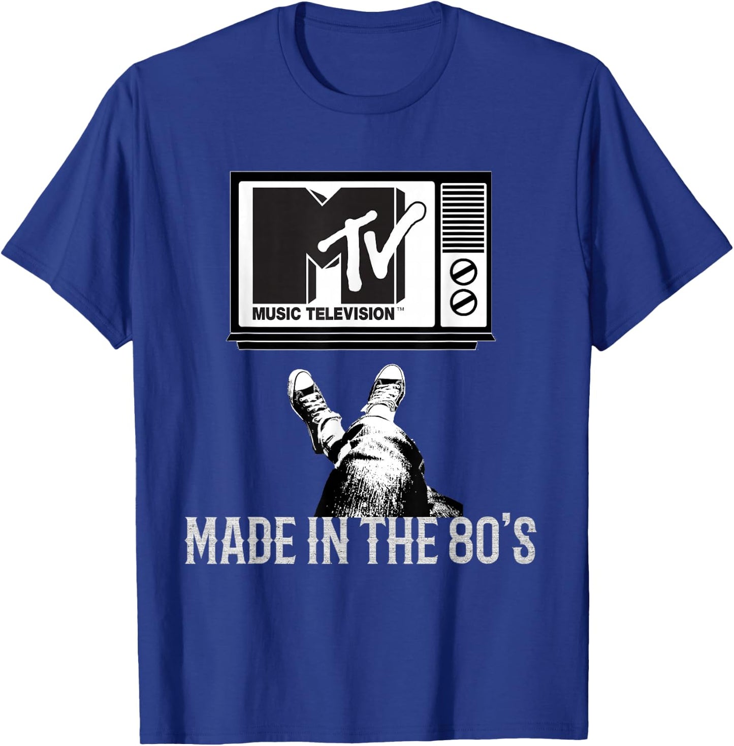 MTV Made in The 80's Vintage Shirt for MTV Fans Men Women T-Shirt - T-Shirt | Royal