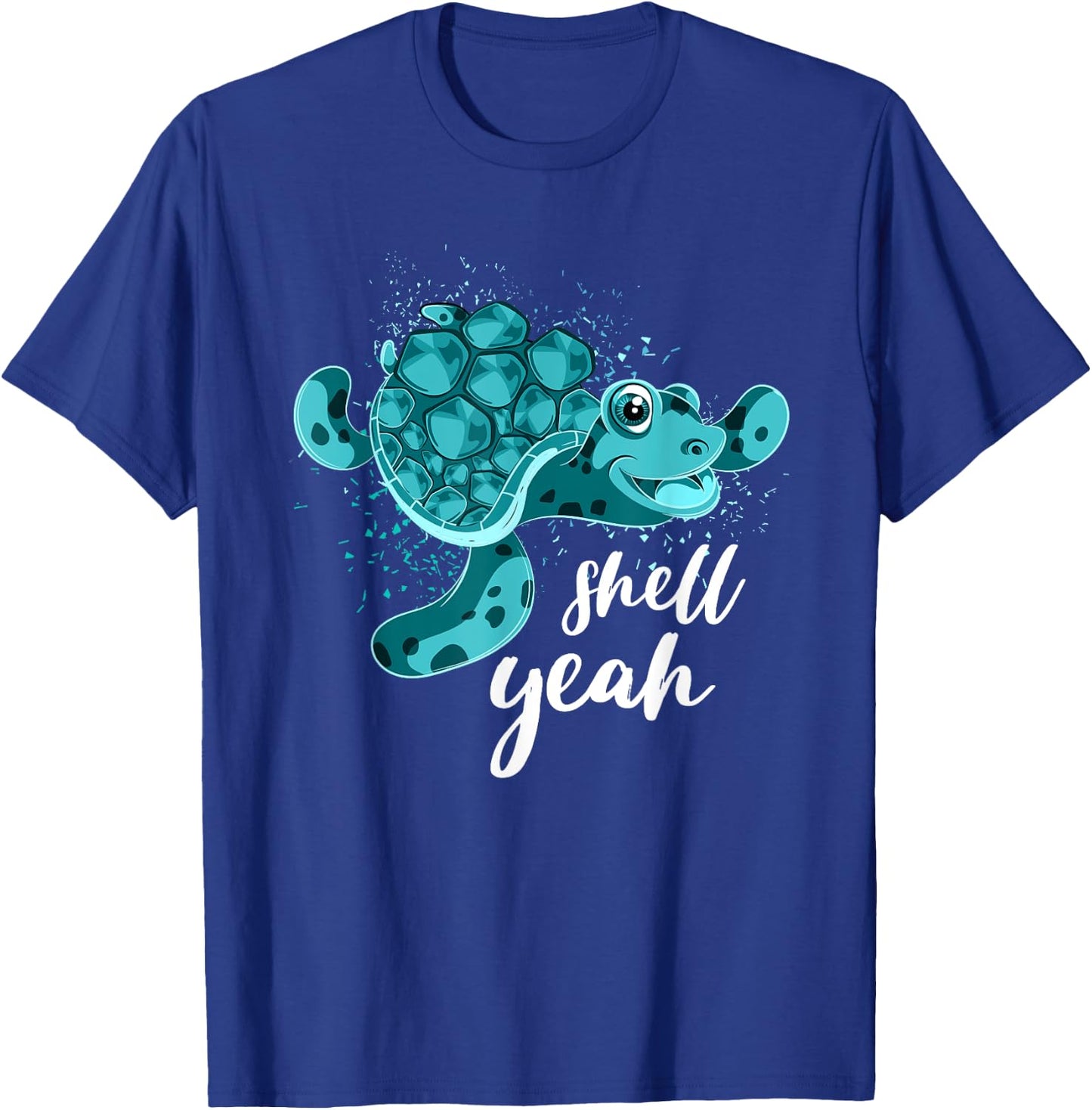 Shell Yeah Turtle T-Shirt - T-Shirt | Royal