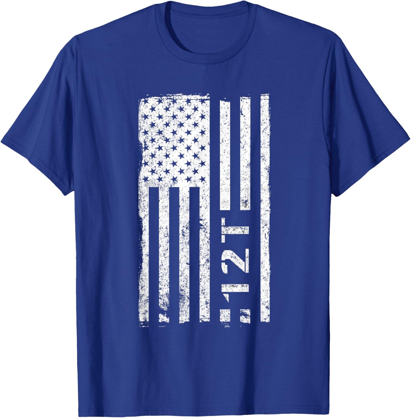 12T Technical Engineer Vintage American Flag Men T-Shirt - T-Shirt | Royal