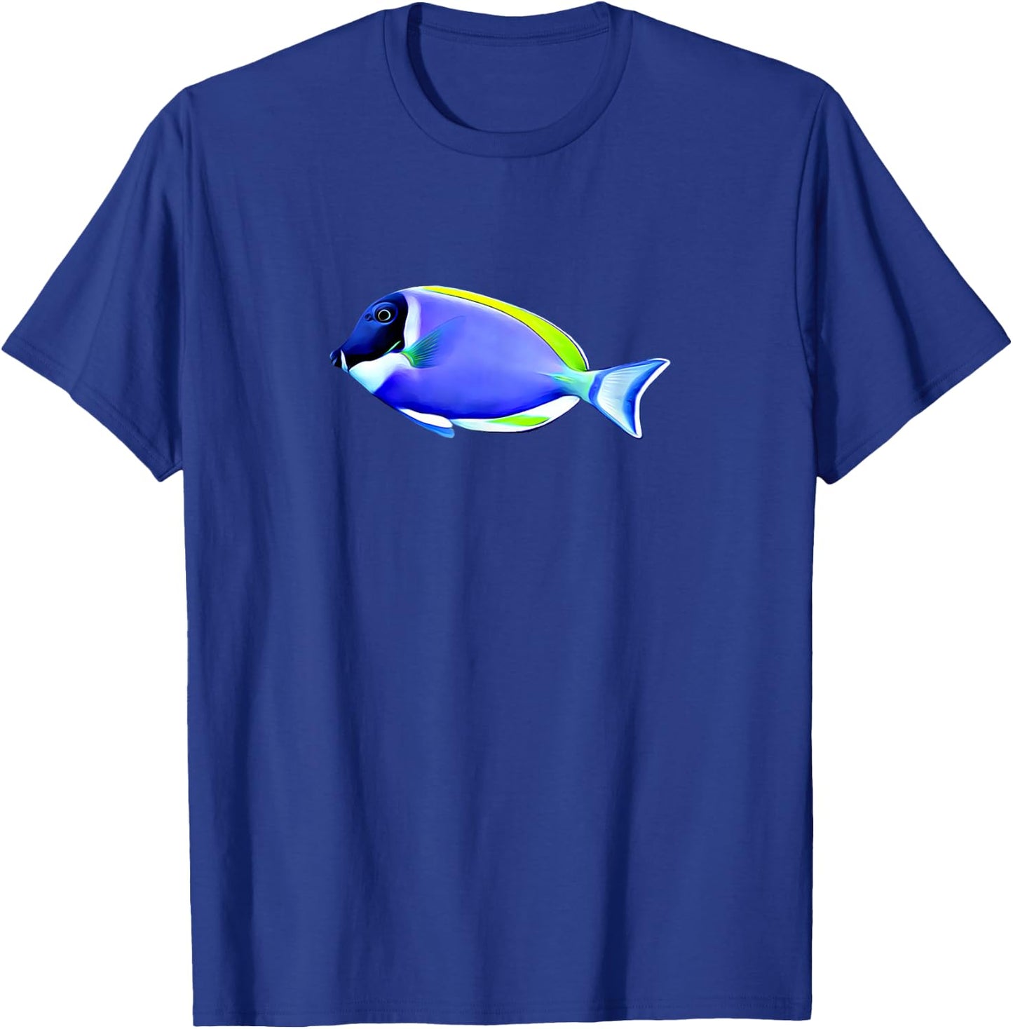 Powder Blue Tang Saltwater Reef Aquarium Shirt T-Shirt - T-Shirt | Royal
