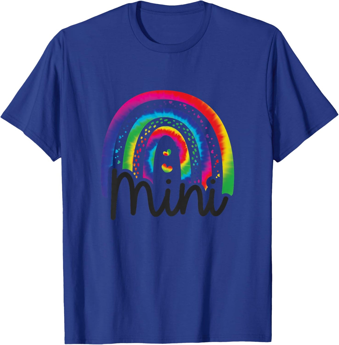Kids Mini Mama Mother Daughter Matching Tie Dye T-Shirt - T-Shirt | Royal