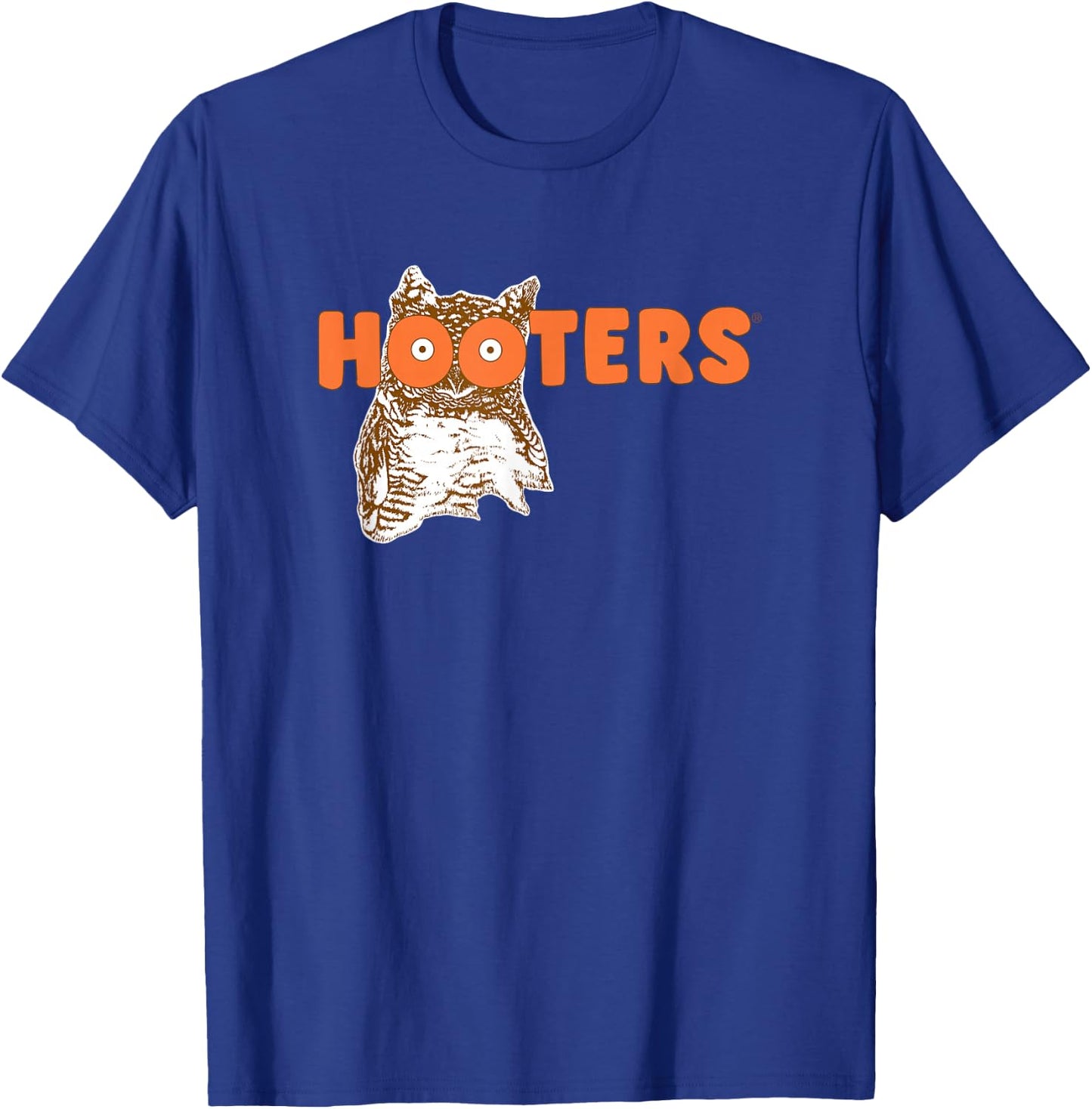 Hooters Retro Logo T-Shirt - T-Shirt | Royal