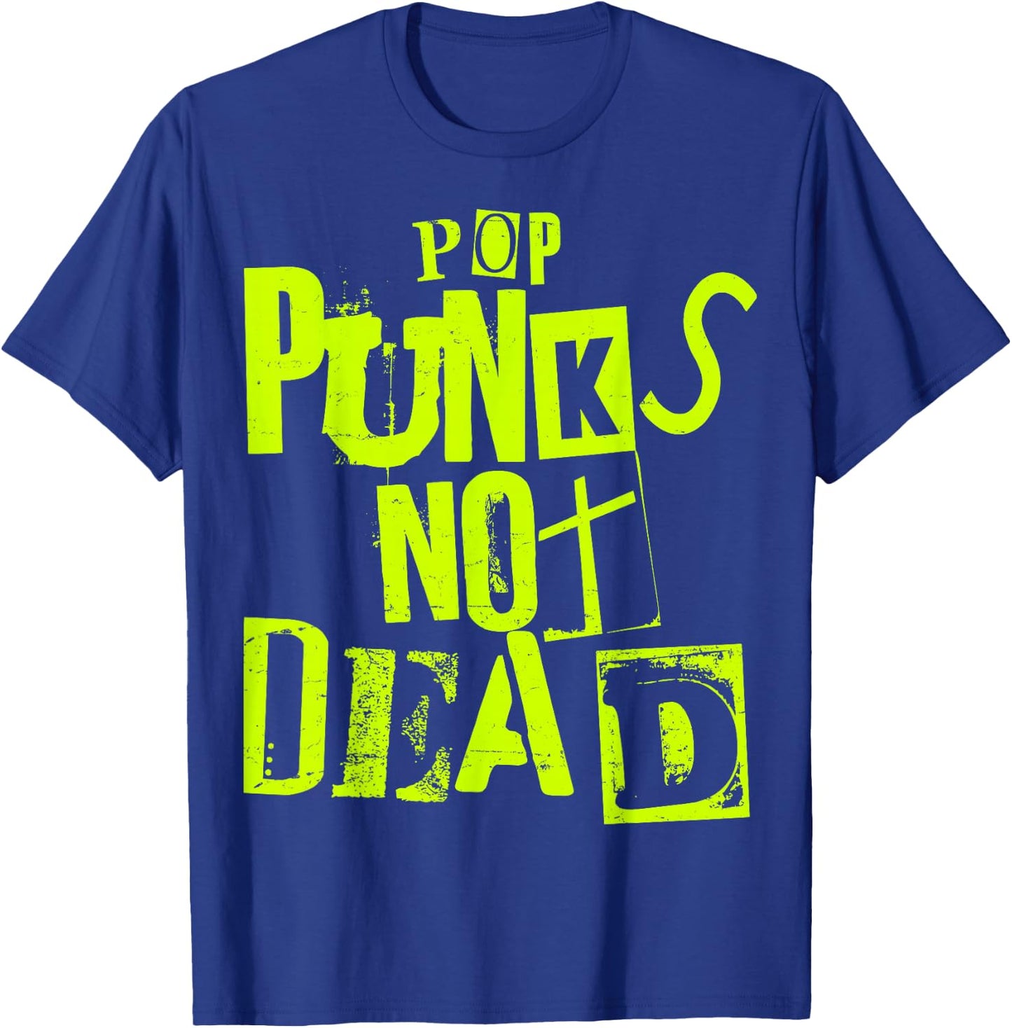 FOKS. /// Punk Rock Music - Punkrock Hard Rock Pop Punks Not Dead Vintage Grunge Pop Punk Is Not Dead -Adults T-Shirt - T-Shirt | Royal