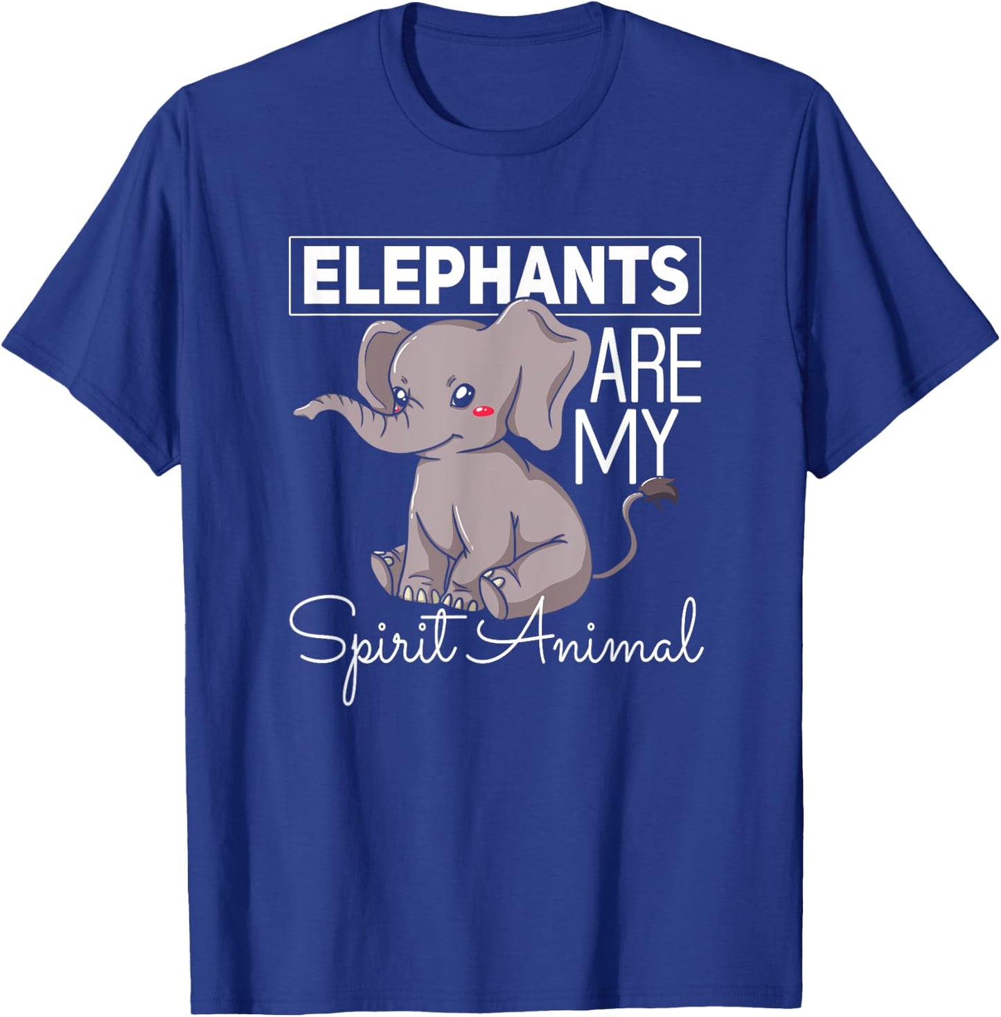 Elephant Gift Cute Women Mom Kids T-Shirt - T-Shirt | Royal