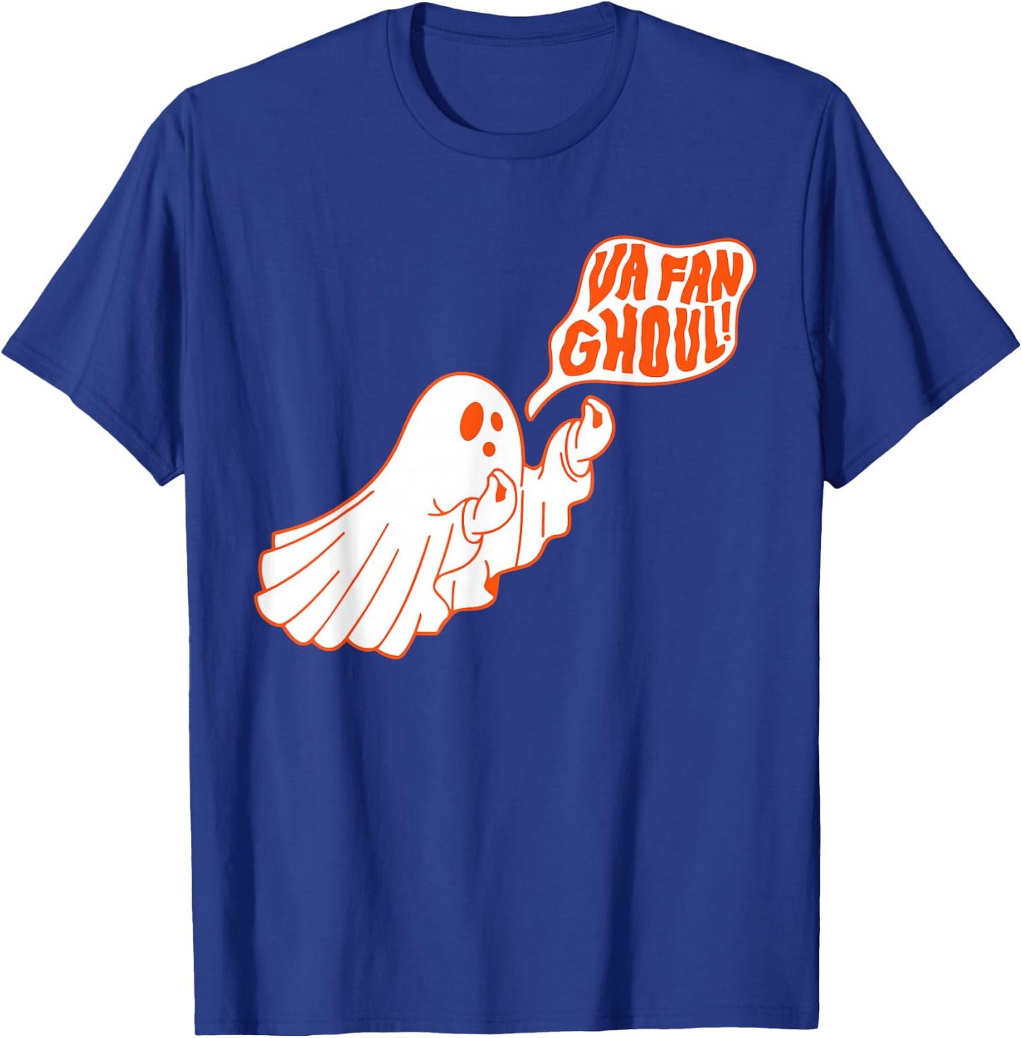 Va Fan Ghoul Ghost Italian Halloween Funny Costume Men Women T-Shirt - T-Shirt | Royal