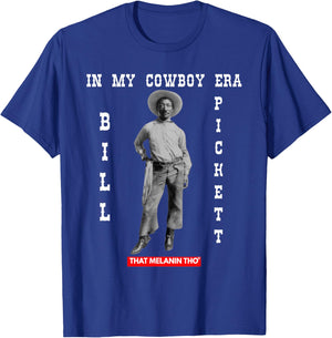 Black Cowboy Bill Pickett Cowboy African American History T-Shirt - T-Shirt | Royal