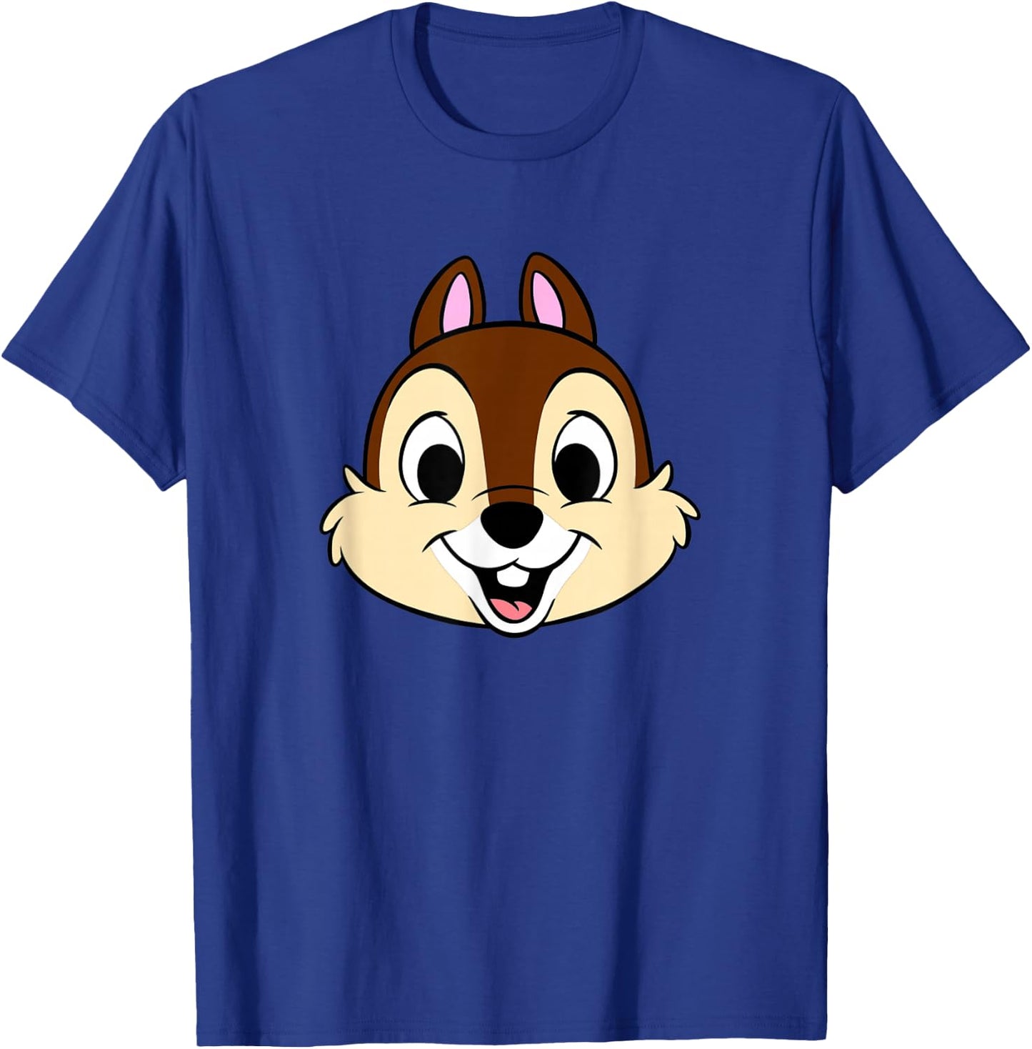 Disney Chip and Dale Chip Big Floating Head T-Shirt - T-Shirt | Royal